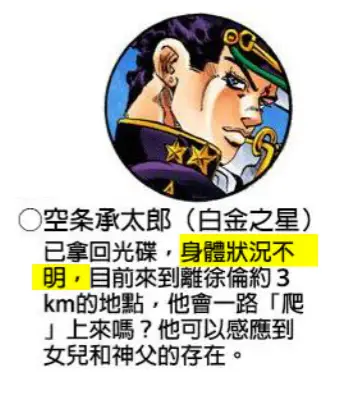 C-MOON之其5提到承太郎状态不明.webp